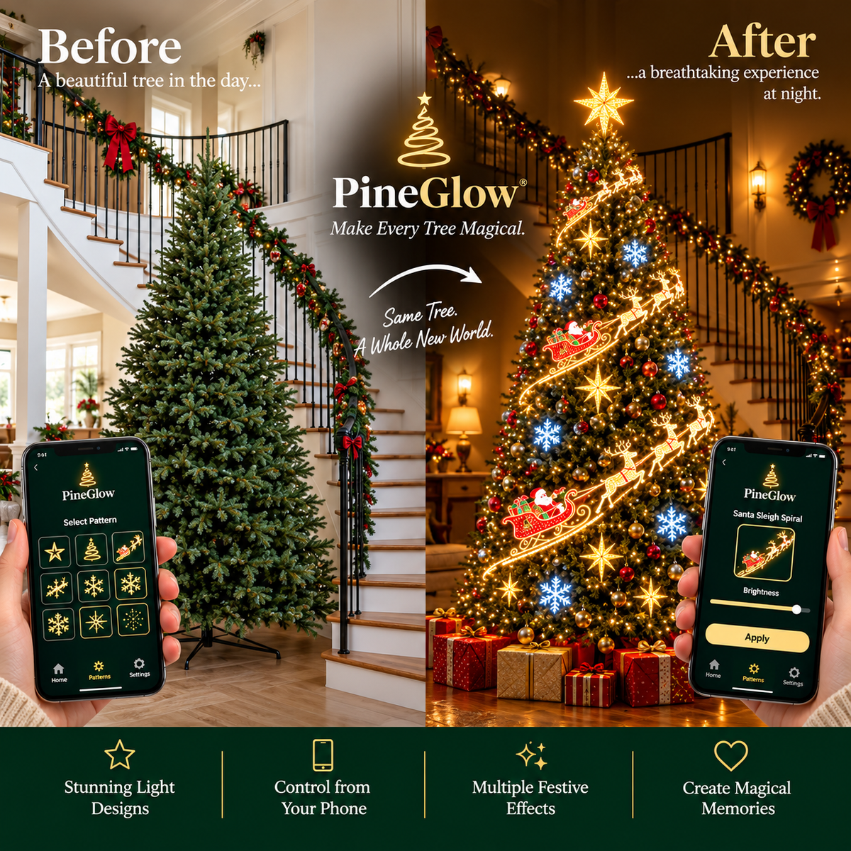 Smart Animated Christmas Tree Lights